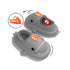 Sharkicks Basic - Hiver, Chaussons Requins Kaiju de Feu, Talon Couvert